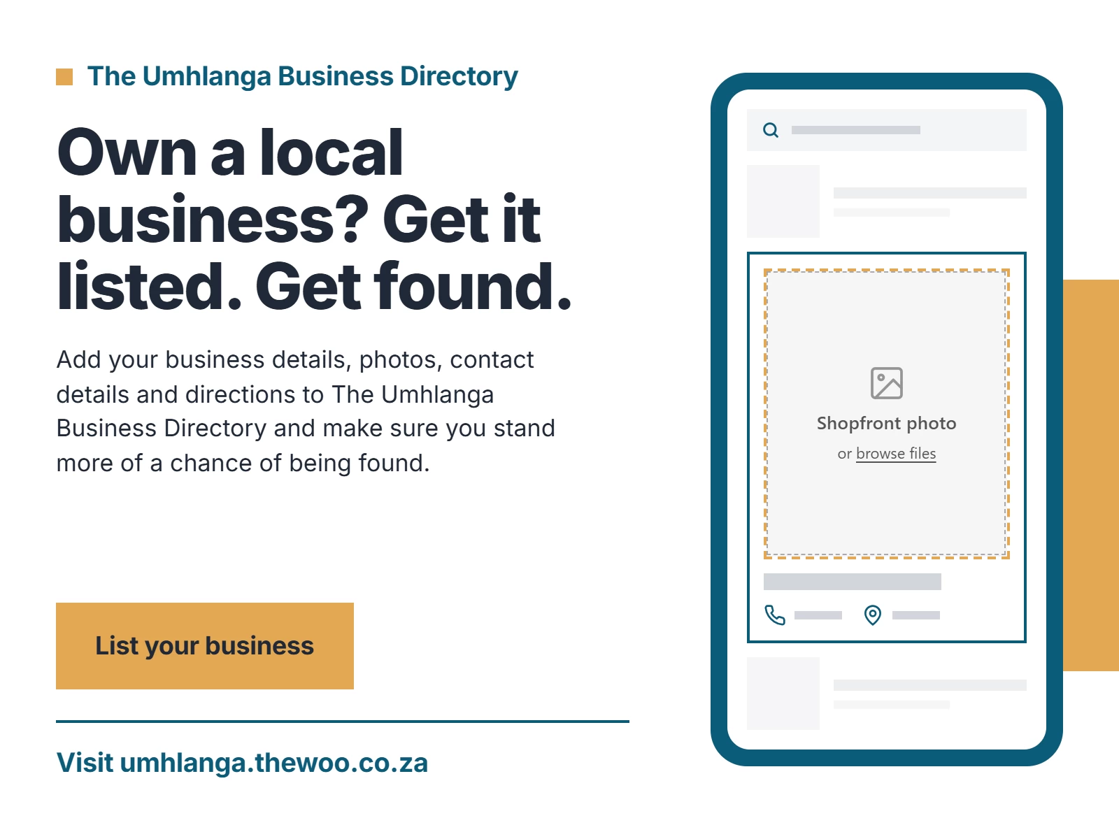 The Umhlanga Business Directory - Own a local business? Get it listed. Get found.
